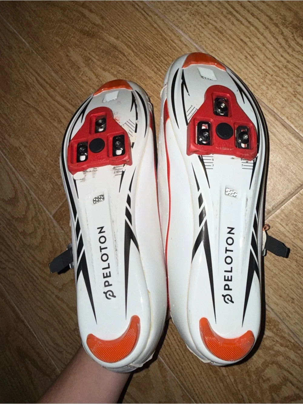 Peloton white Cycling Shoes Mens 47 US 13 Logo Sports bicycle 🚲